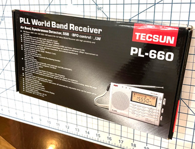 Tecsun PL-660 AM/FM/LW/SW/Air Band Portable Shortwave Radio Receiver - New