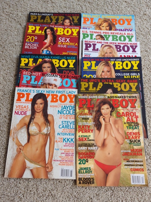 Playboy Magazines 2008