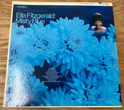 Ella Fitzgerald Misty Blue LP Capitol ST-2888 VG Vinyl Jazz Vocal Stereo