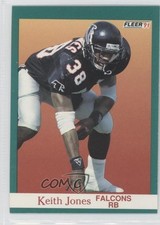 1991 Fleer Keith Jones Keith L Jones #204 0a3