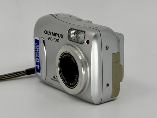 Olympus FE-100 4.0MP Digital Camera - Silver - Tested - Picture 4 of 11