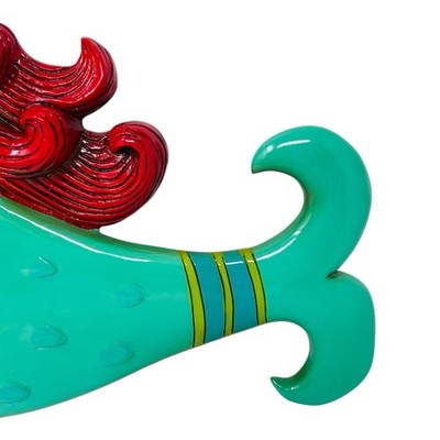 Allen Designs Ruby Whimsical Mermaid Pendulum Wall Clock | eBay
