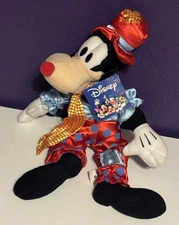 Vintage Disney Goofy Clown Plush 16"  Bozo Red Nose Stuffed Extremely Rare