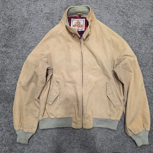 Vintage Baracuta G9 Van Heusen Harrington Corduroy Jacket 1970’s Plaid L 44 Rare - product listing photo