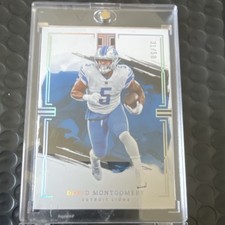 Panini 2023 Impeccable David Montgomery Serial Numbered Silver /50 #31 Football