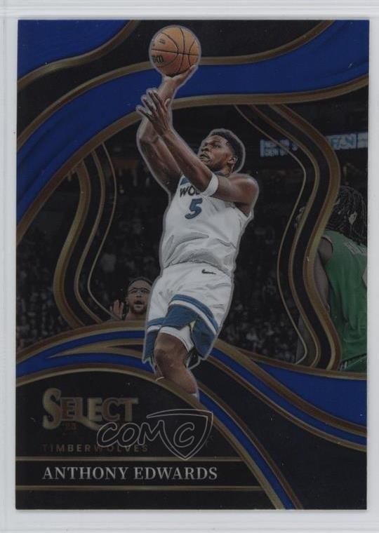 2023-24 Panini Select Courtside Blue Prizm Anthony Edwards #237 1sl1