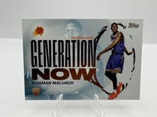 2025 Topps Basketball Generation Now Khaman Maluach Rookie Card Suns