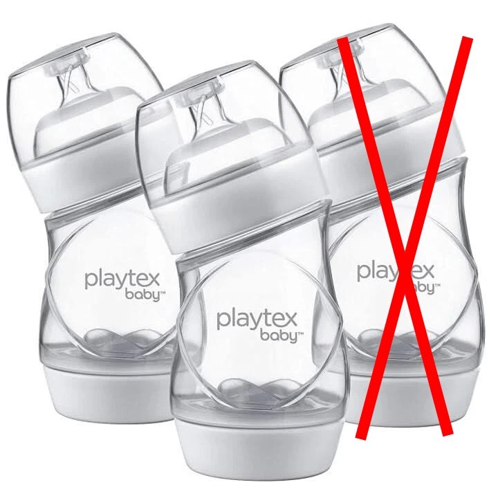 Playtex Baby VentAire Bottle Helps Prevent Colic Reflux 6 Oz