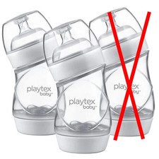 Playtex Baby VentAire Bottle Helps Prevent Colic Reflux 6 Oz, 2 Count NEW NO BOX