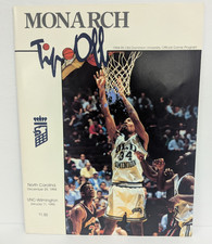 1994 Old Dominion University Vs UNC Tarheels Game Program Signed By Dean Smith