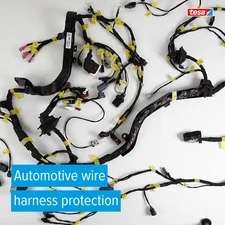 51036 High-Performance PET Cloth Automotive Wire Harness Tape, Black, 19mm x ...