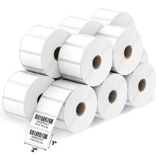 2.25" X 1.25" Direct Thermal Labels UPC Barcode  FBA Address Stickers 1000/Roll