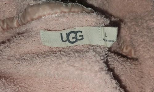 UGG Sherpa Pullover Hooded Sweatshirt Women's Size Large Pink Loyra Hoodie - Bild 7 von 15