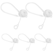 5 Pcs Silicone Pen Holder Lanyard Anti-theft Spring Cord Anti-lost Lanyards