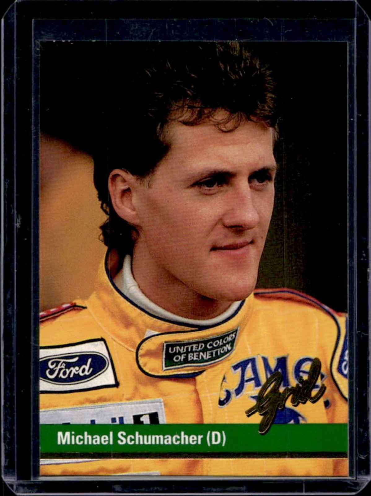 1992 Grid Motorcard F1 Michael Schumacher Rookie RC #51