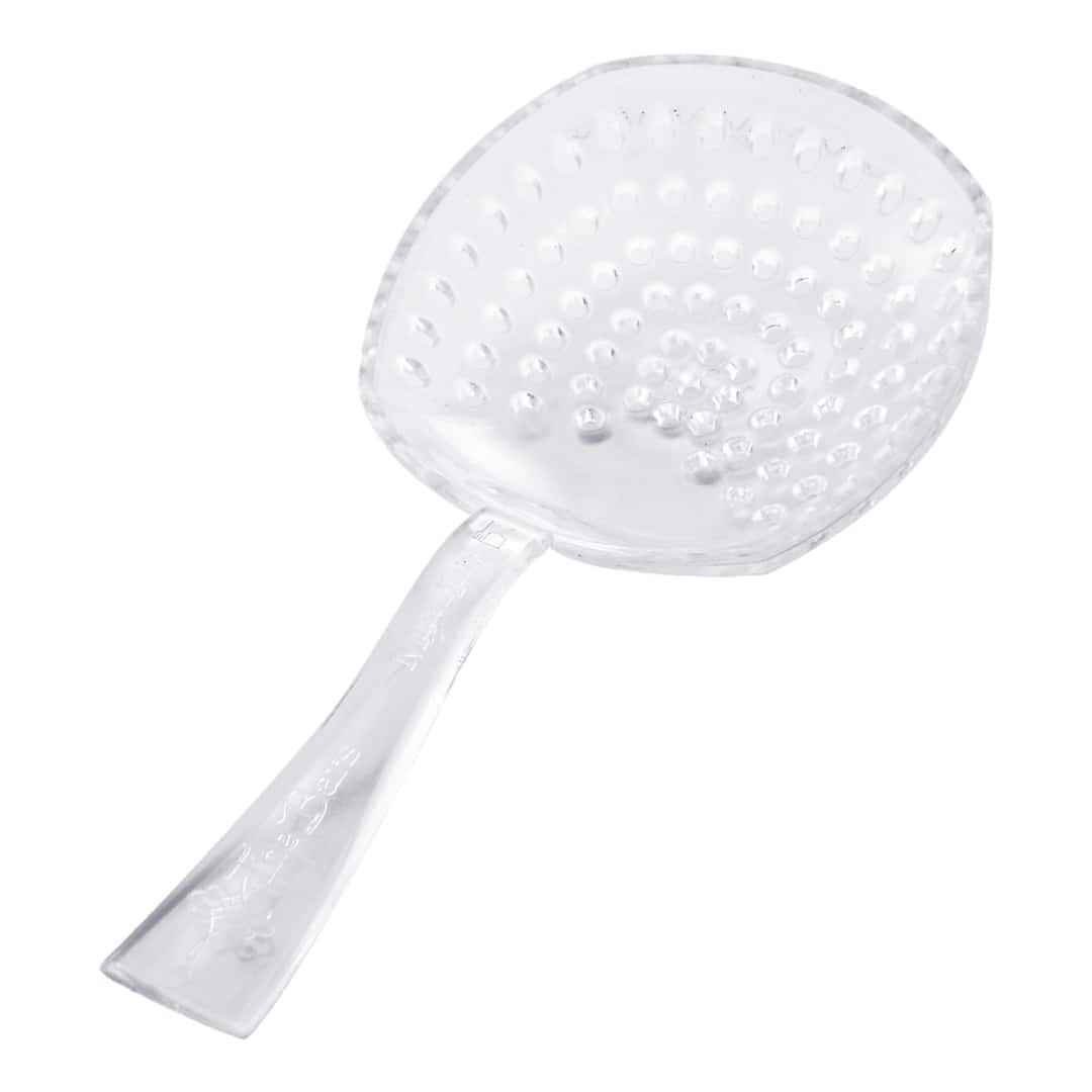 Transparent Plastic Cocktail Julep Strainer for Bars