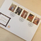 ISLE OF MAN FDC First Day Cover Royal Paintings QUEEN ELIZABETH II 2002 U/A