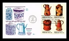 US COVER PENNSYLVANIA TOLEWARE FOLK ART FDC SETENANT FIRST RANK CACHET