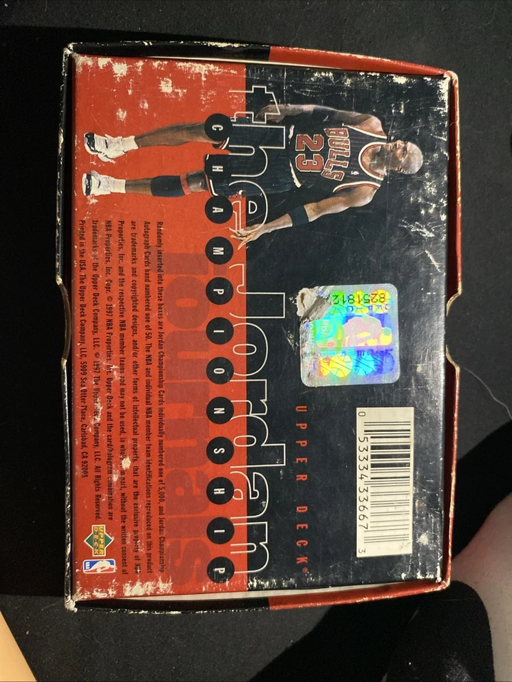 1997 Upper Deck The Jordan Championship Chronicles - #4 Michael Jordan - Image 2 of 2