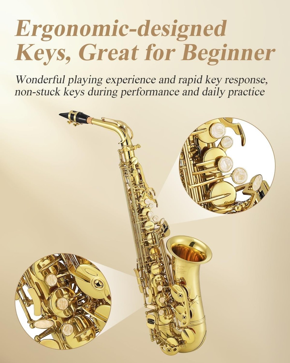AS-III E Flat Alto Saxophone with Handcrafted Engraving