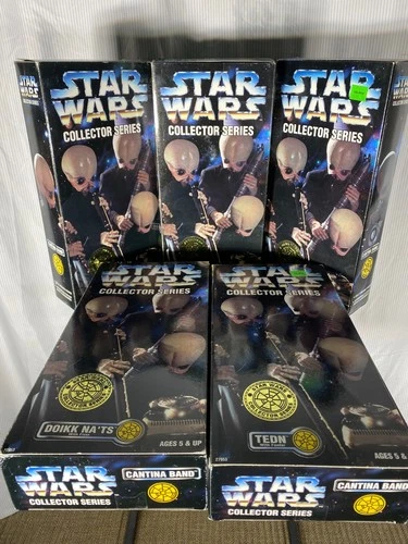 Kenner "Star Wars" 12" Cantina Band set of 5 / Great shape