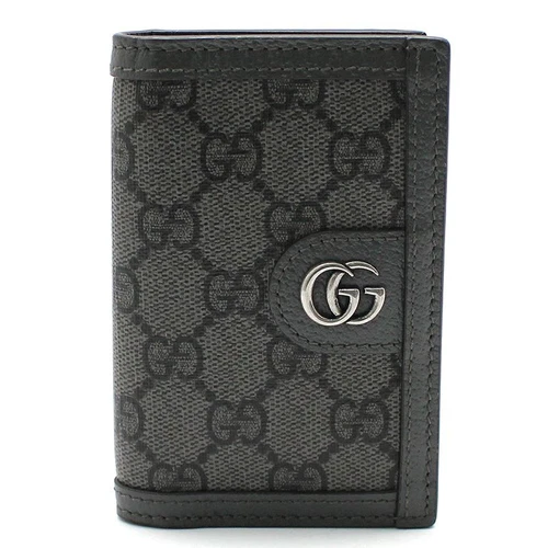 Gucci Ophidia GG gris suprême étui à cartes deux plis 734943 101426346