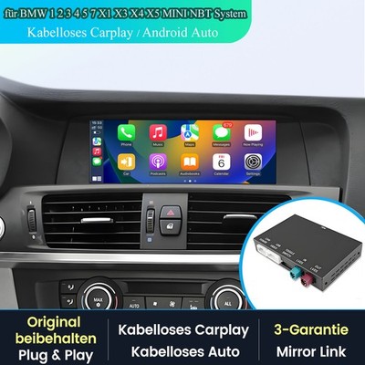 CarPlay Wireless Android Auto Box für BMW 1-7 Series NBT Retrofit Kit Plug&Play