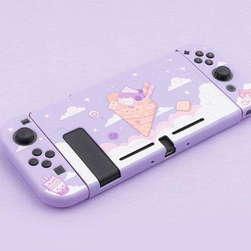 (Ice Cream Cat) For Nintendo Switch Console & Joy Con Cover TPU Protective Case - Picture 9 of 9