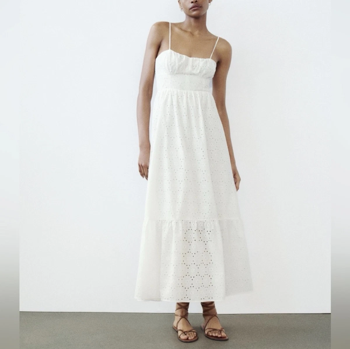 Zara White Dresses for Women for sale - eBay