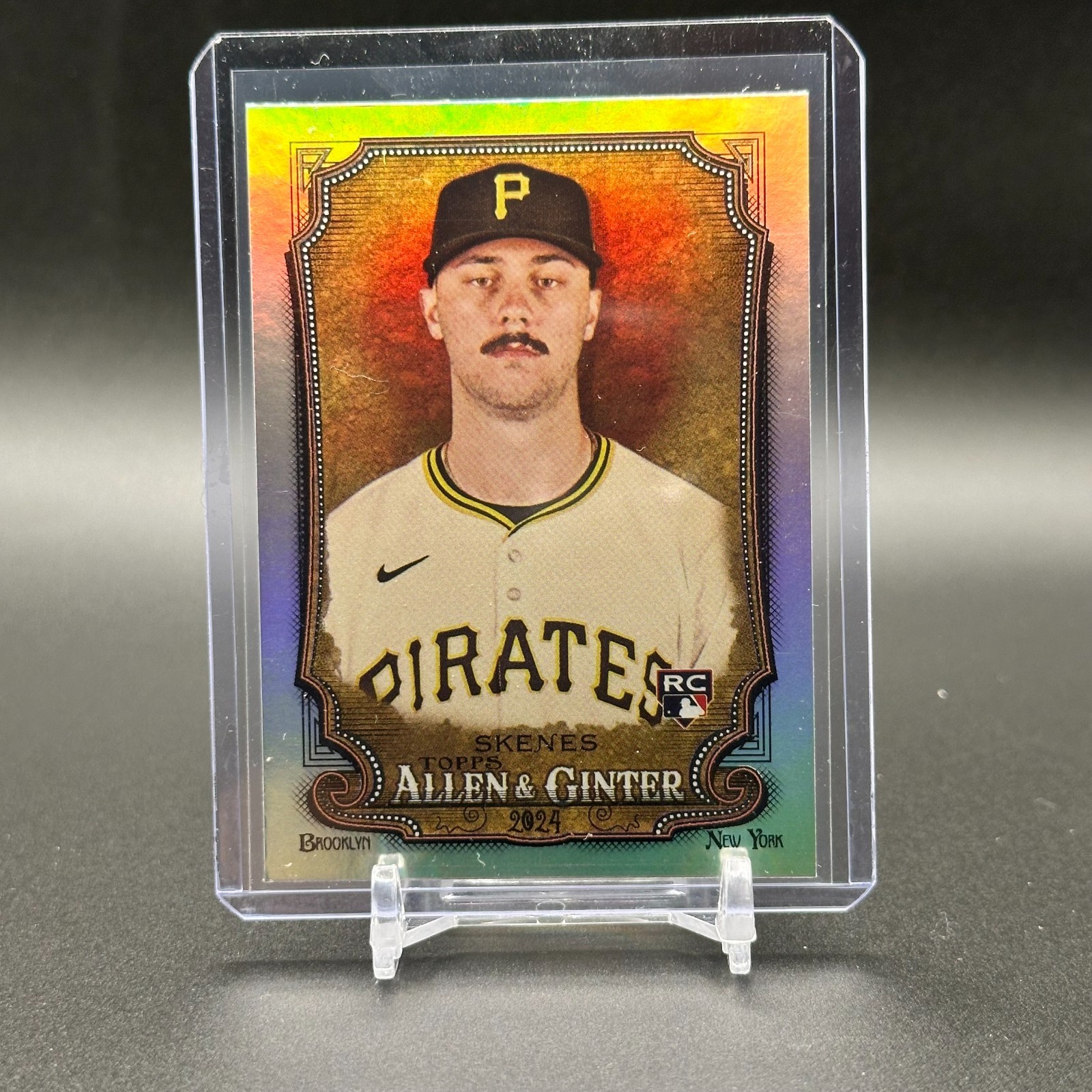 2024 Topps Allen & Ginter Paul Skenes Hot Box Silver Portrait Rookie #282