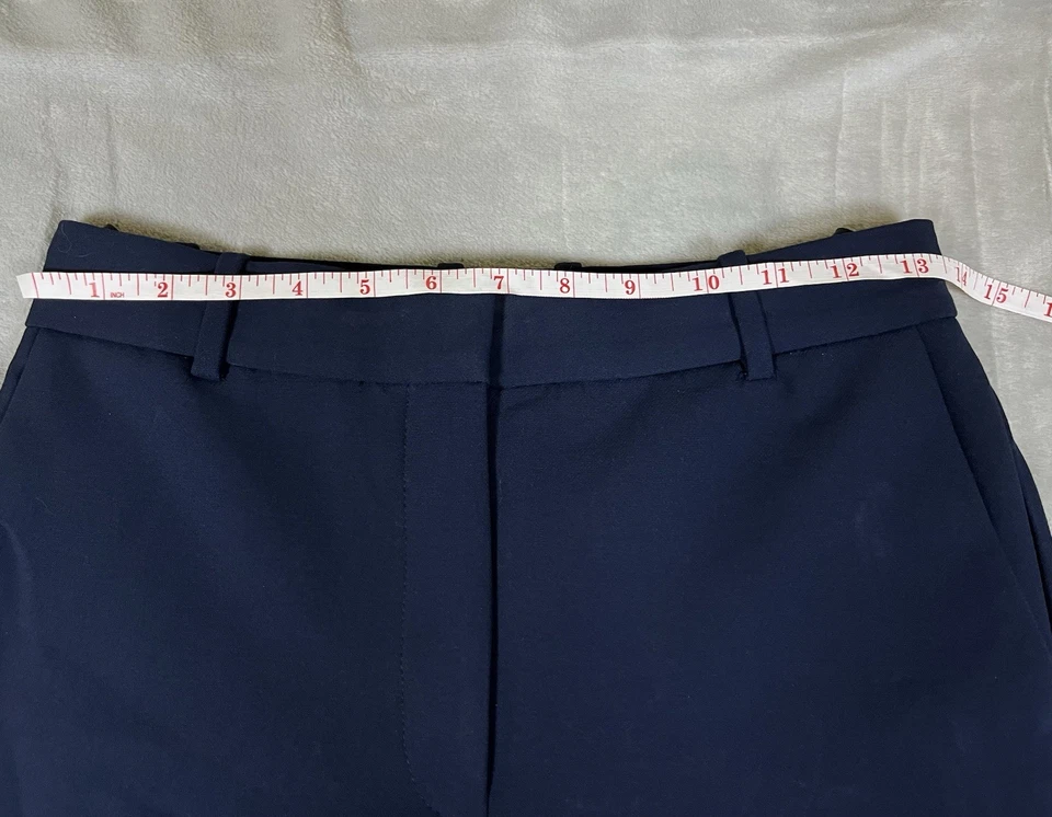 Aritzia Babaton Sz 4 Agency Pants Essential Navy Blue Career Capsule Officecore - Image 4 of 4