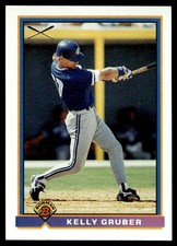 1991 Bowman Kelly Gruber Toronto Blue Jays #369 15069