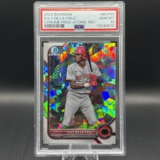 2022 Bowman - Chrome Prospects Elly De La Cruz #BCP-50 Atomic Refractor PSA 10