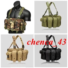US Ship!!! Russian Special Forces Tactical Vest AK Chest Hanging Armor Chest Rig