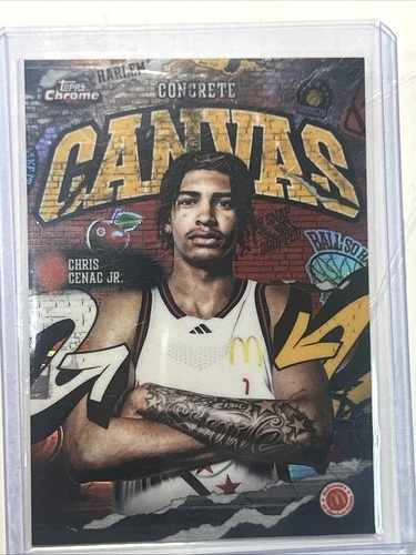 2025 Topps Chrome Mcdonald's All American - Concrete Canvas Chris Cenac Jr....