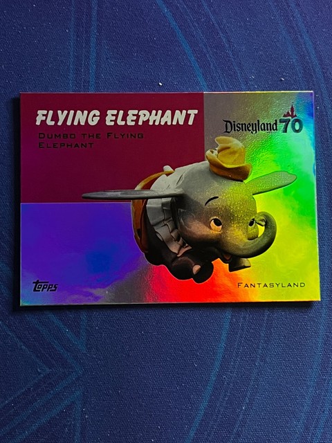 2025 Topps Disneyland 70th Flying Elephant 1954 On Wheels T54-24 Fantasyland