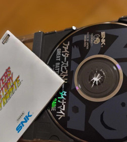 SNK Neo Geo CD Fighters History Dynamite Tested Working Japan Authentic Used