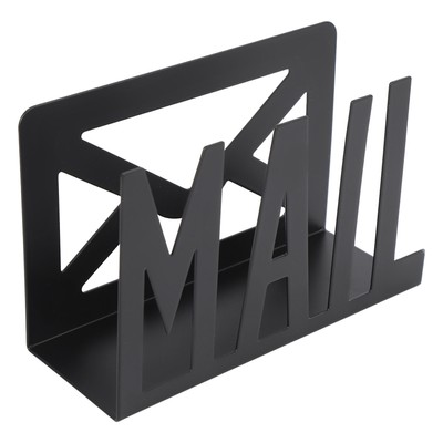 Desktop Mail Holder Iron Countertop Mail Letter Envelope Document Storage Rac CU