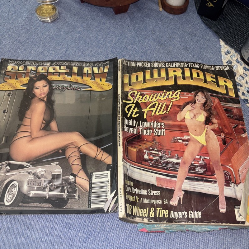 Low Rider Magazine March 1998,street Low Magazine Issue # 40 Very Used