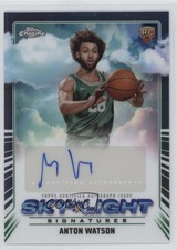 2024-25 Topps Chrome Sky-Light Signatures Anton Watson #SLS-AWA Auto uk2