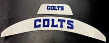 3D Bumpers - Colts Flex Set For a Full Size Helmet.
