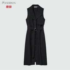 UNIQLO × JW ANDERSON Linen Blend Lapel Dress