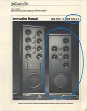 SOLD ---(2) Polk Audio SDA Signature Referenc...