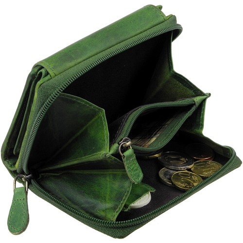 Leder Damen Portemonnaie Geldbörse Brieftasche GREEN VALLEY Geldbeutel Purse NEU - Bild 2 von 59
