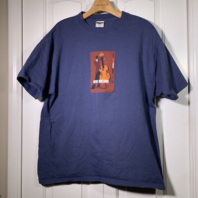 New Orleans Jazz & Blues In The French Quarter 2002 Shirt Sz XL