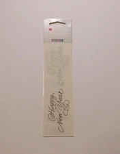 Mrs. Grossman's Lot of 2 Strips Brand New Package ~ RF Happy New Year~ Stickers