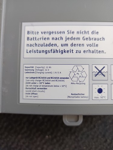 Schiebehilfe V15 von Alber Akku Box mit neuen Akkus Batterie - Bild 3 von 3