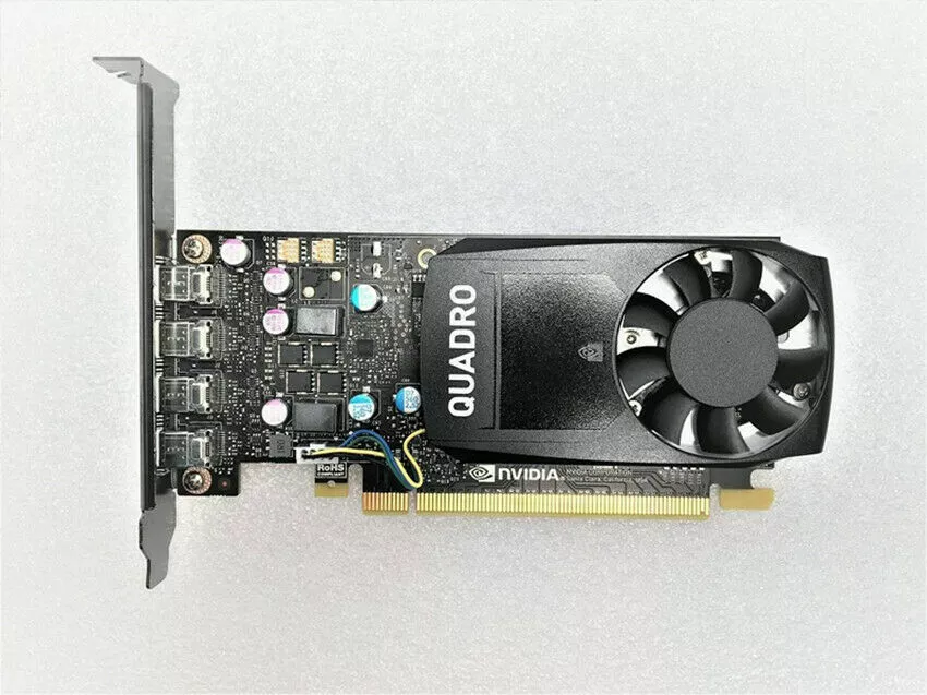 Nvidia Quadro P600 2GB GDDR5 (Mini DPx4) Std. Profile Video Nvidia Quadro P600 2GB GDDR5 (Mini DPx4) Std. Profile Video