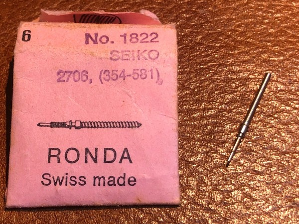 SEIKO  2706 (354-381   Winding stem, Tija, tige de remontoir, RONDA,  Swiss made