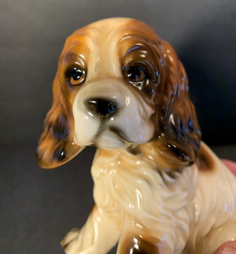 ceramic cocker spaniel dog